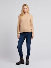 U.S. Polo Assn. Natural Regular Fit Womens Crew Neck Jumper - Image 3 of 7