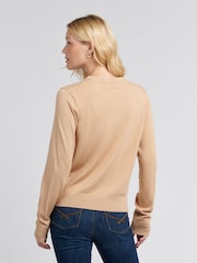 U.S. Polo Assn. Natural Regular Fit Womens Crew Neck Jumper - Image 4 of 7