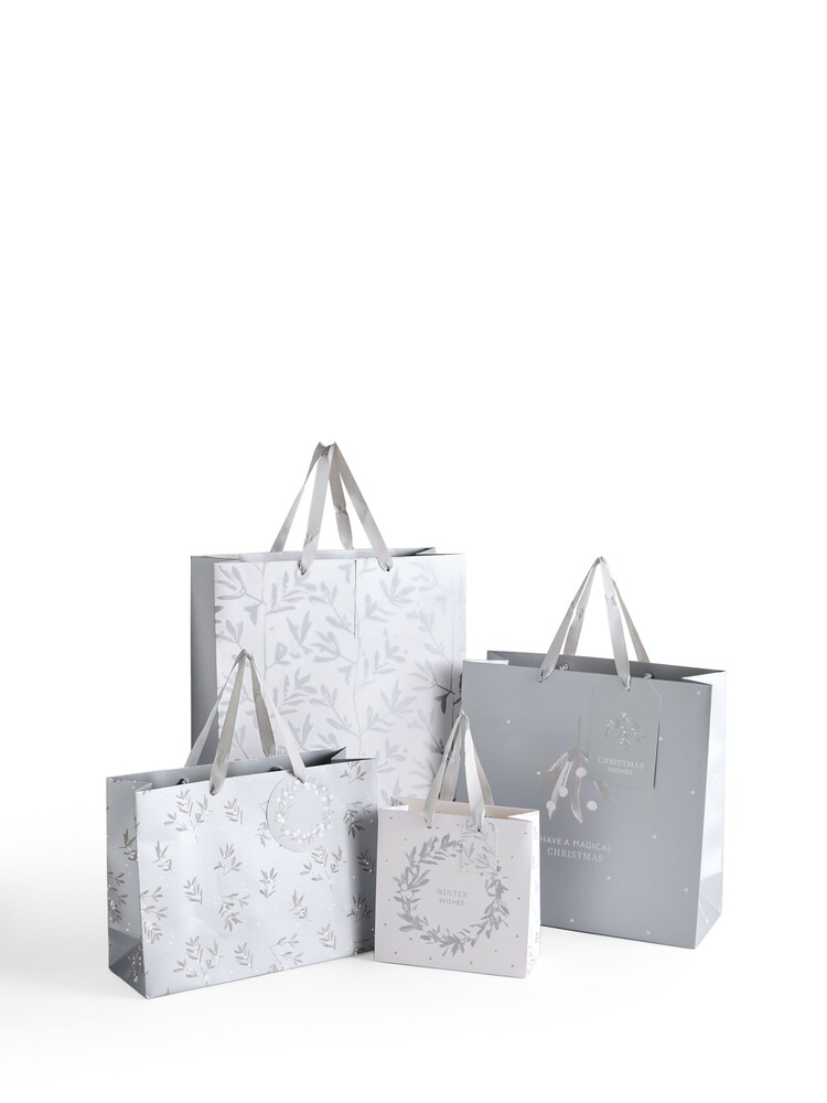Silver Berries Christmas 4 Pack Gift Bags - Image 3 of 3