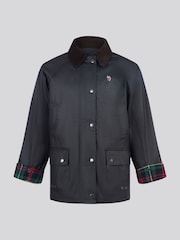 U.S. Polo Assn. Black Womens Waxed 100% Cotton Short Parka - Image 7 of 12