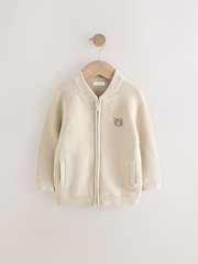 Neutral Bear 100% Cotton Zip Through Cardigan (3mths-7yrs) - Image 1 of 4