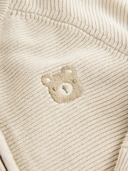 Neutral Bear 100% Cotton Zip Through Cardigan (3mths-7yrs) - Image 3 of 4