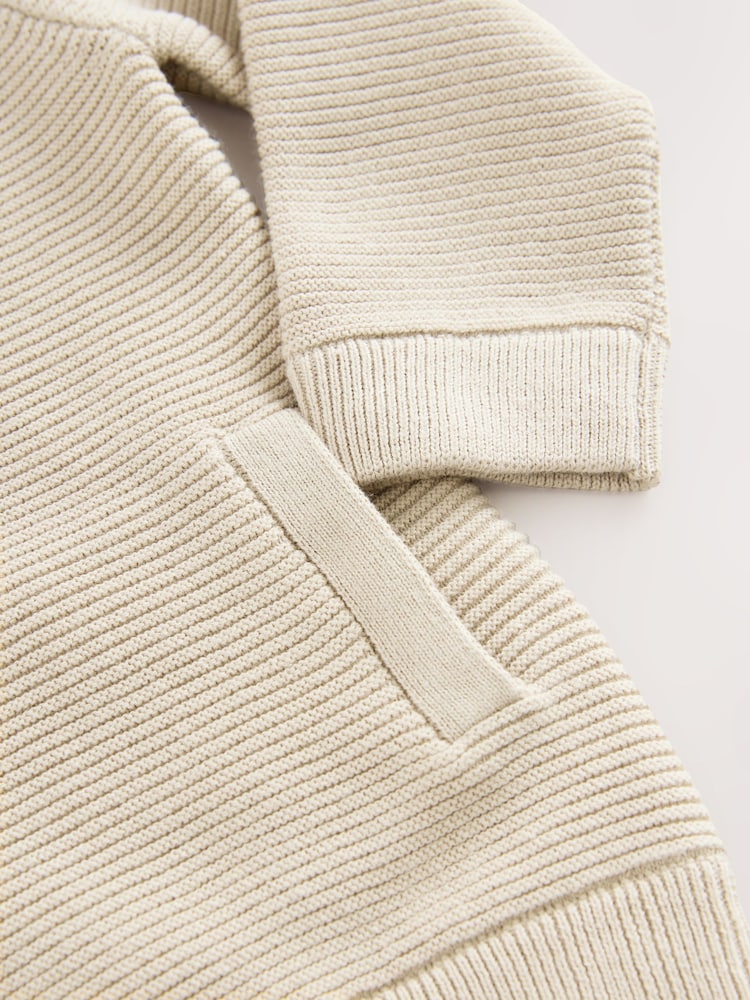 Neutral Bear 100% Cotton Zip Through Cardigan (3mths-7yrs) - Image 4 of 4