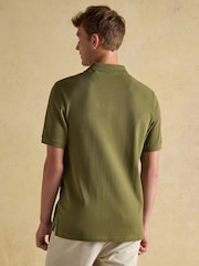 Joules Woody Khaki Green Cotton Pique Polo Shirt - Image 2 of 8