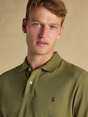 Joules Woody Khaki Green Cotton Pique Polo Shirt - Image 6 of 8