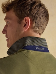 Joules Woody Khaki Green Cotton Pique Polo Shirt - Image 7 of 8