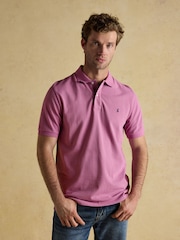 Joules Woody Lilac Purple Cotton Pique Polo Shirt - Image 1 of 6