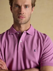 Joules Woody Lilac Purple Cotton Pique Polo Shirt - Image 4 of 6