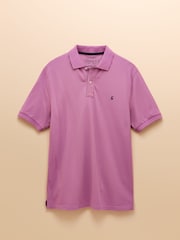 Joules Woody Lilac Purple Cotton Pique Polo Shirt - Image 6 of 6