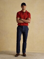 Joules Woody Orange Cotton Pique Polo Shirt - Image 3 of 8