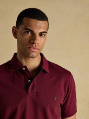 Joules Woody Burgundy Red Cotton Pique Polo Shirt - Image 3 of 8