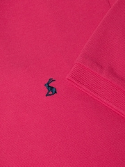 Joules Woody Bright Pink Cotton Pique Polo Shirt - Image 3 of 6