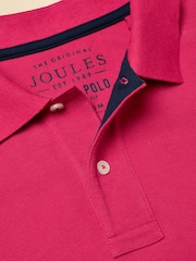 Joules Woody Bright Pink Cotton Pique Polo Shirt - Image 4 of 6