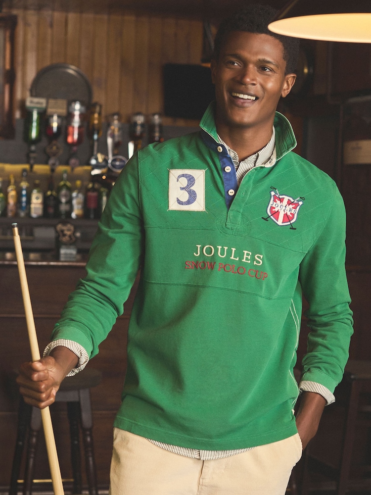 Alpine Green Classic Fit Cotton Polo Shirt - Image 1 of 13 Alpine Green Classic Fit Cotton Polo Shirt - Image 1 of 13