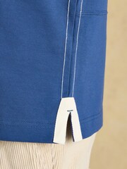 Alpine Blue Classic Fit Cotton Polo Shirt - Image 7 of 11