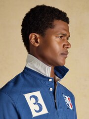 Alpine Blue Classic Fit Cotton Polo Shirt - Image 8 of 11