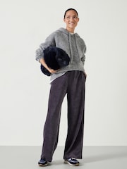 Hush Grey Layton Slouchy Cord Joggers - Image 2 of 5