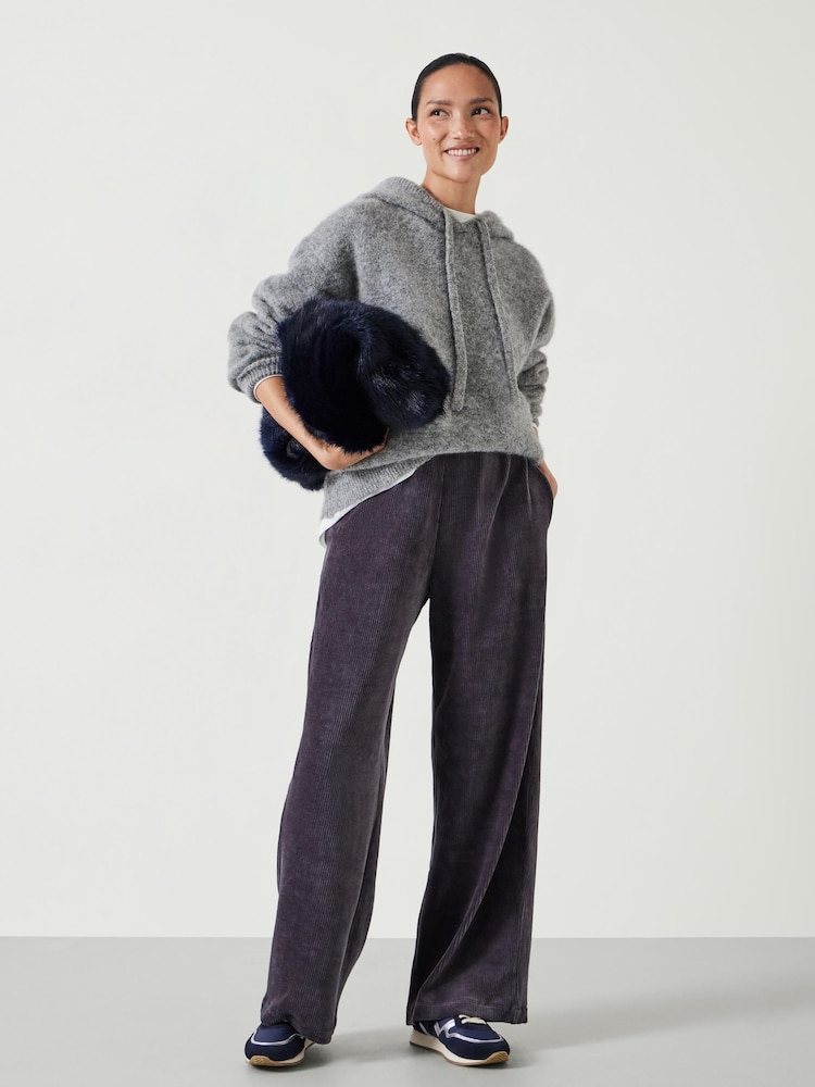 Hush Grey Layton Slouchy Cord Joggers - Image 2 of 5