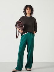 Hush Green Harrison Pintuck Joggers - Image 2 of 5