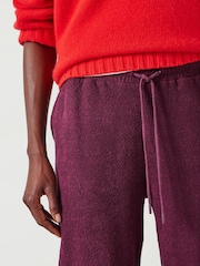 Hush Red Alyna Textured Joggers - Image 3 of 5