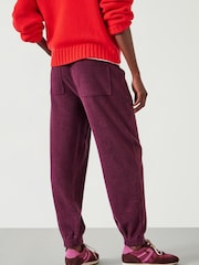 Hush Red Alyna Textured Joggers - Image 4 of 5