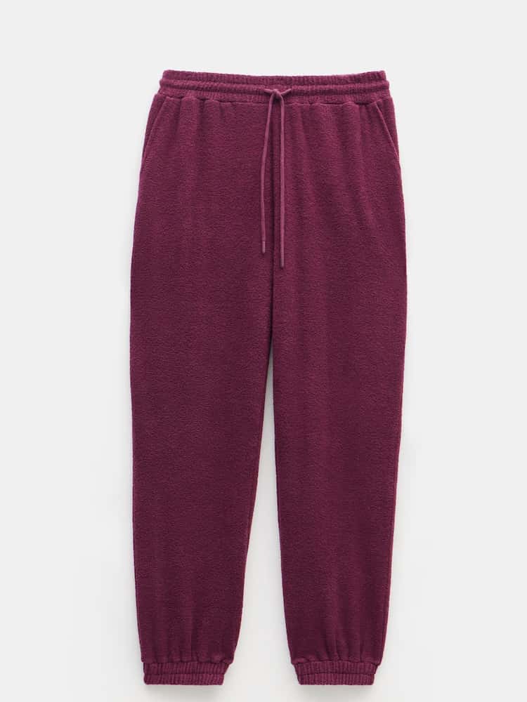 Hush Red Alyna Textured Joggers - Image 5 of 5 Hush Red Alyna Textured Joggers - Image 5 of 5