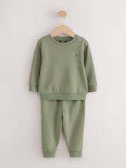 Blue/Green Sweatshirt and Joggers 2 Pack Set (3mths-7yrs) - Image 2 of 8