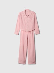 Gap Red Matching Family Kids Christmas Stripe Pyjamas (6-13yrs) - Image 4 of 4