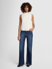 7 For All Mankind Blue Lotta Cisco Jeans - Image 1 of 5