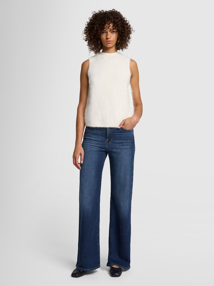 7 For All Mankind Blue Lotta Cisco Jeans - Image 1 of 5