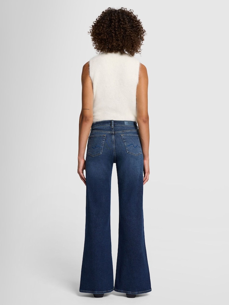 7 For All Mankind Blue Lotta Cisco Jeans - Image 2 of 5