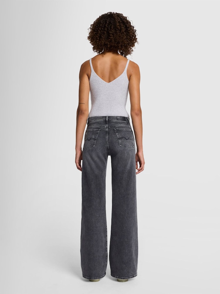 7 For All Mankind Lotta Night Out Grey Jeans - Image 2 of 5