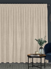 Linen Natural Viam Made to Measure Curtains - Image 2 of 9