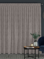 Fog Grey Viam Made to Measure Curtains - Image 2 of 9