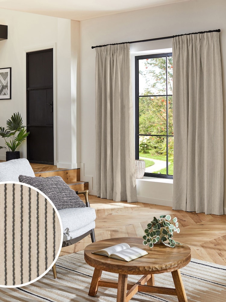 Charcoal Grey Coil Made to Measure Curtains - Image 1 of 10
