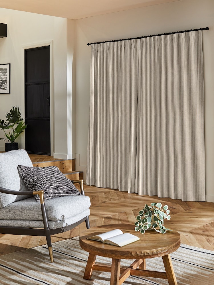 Charcoal Grey Coil Made to Measure Curtains - Image 2 of 10