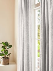 Pearl White Viam Made to Measure Curtains - Image 5 of 10