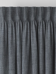 Ink Blue Viam Made to Measure Curtains - Image 5 of 9
