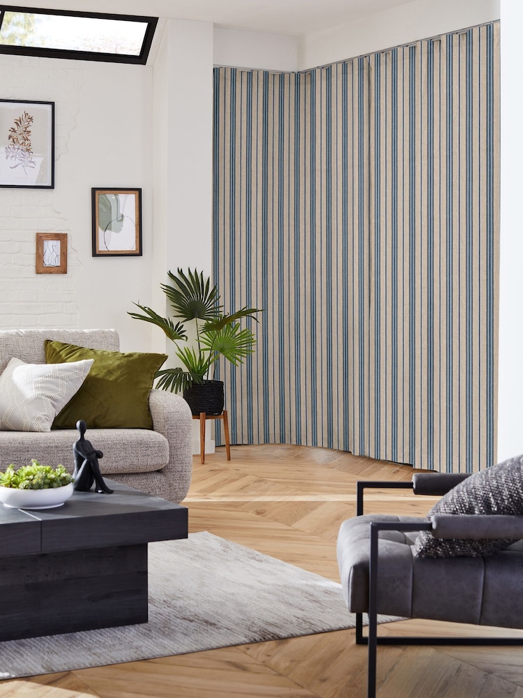 Denim Blue Multa Made to Measure Curtains - Image 2 of 10