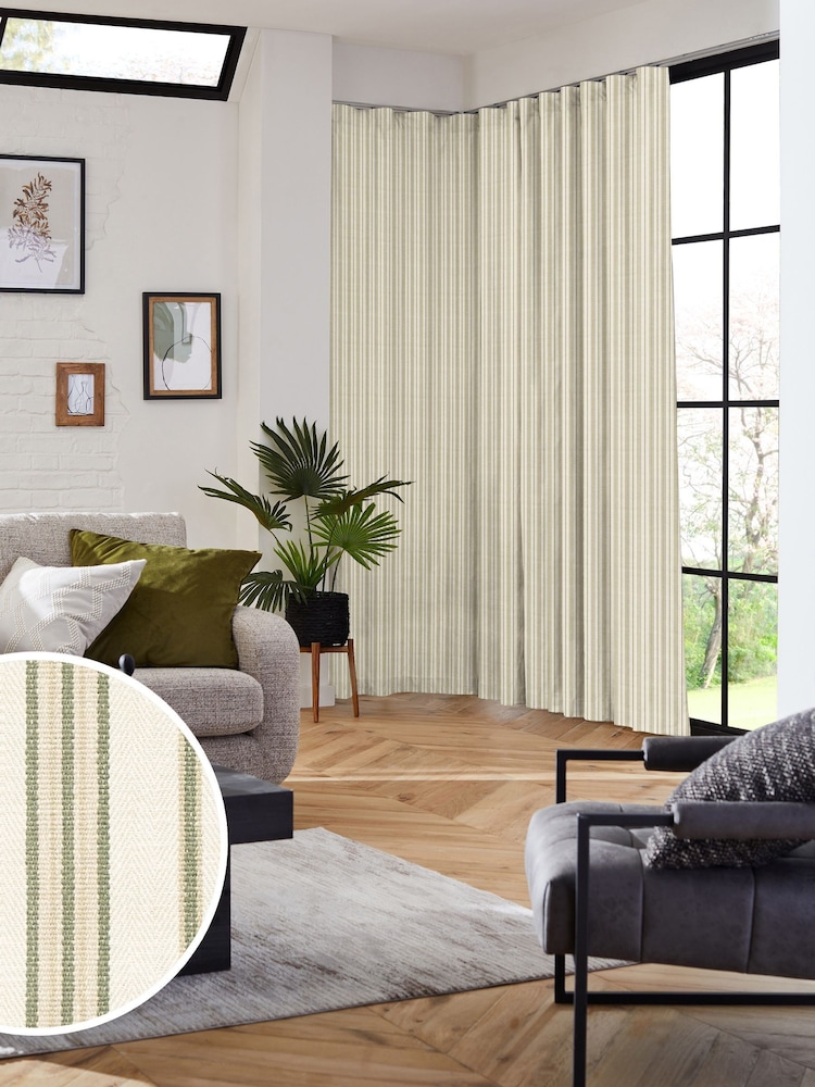 Sage Green Multa Made to Measure Curtains - Image 1 of 10