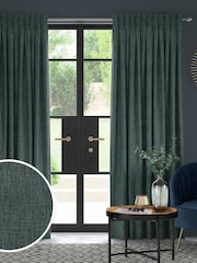 Emerald Green Viam Made to Measure Curtains - Image 1 of 9