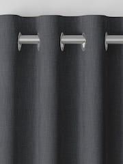 Black Charcoal Viam Made to Measure Curtains - Image 7 of 9