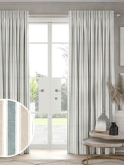 Seafoam Blue Dendi Made to Measure Curtains - Image 1 of 10