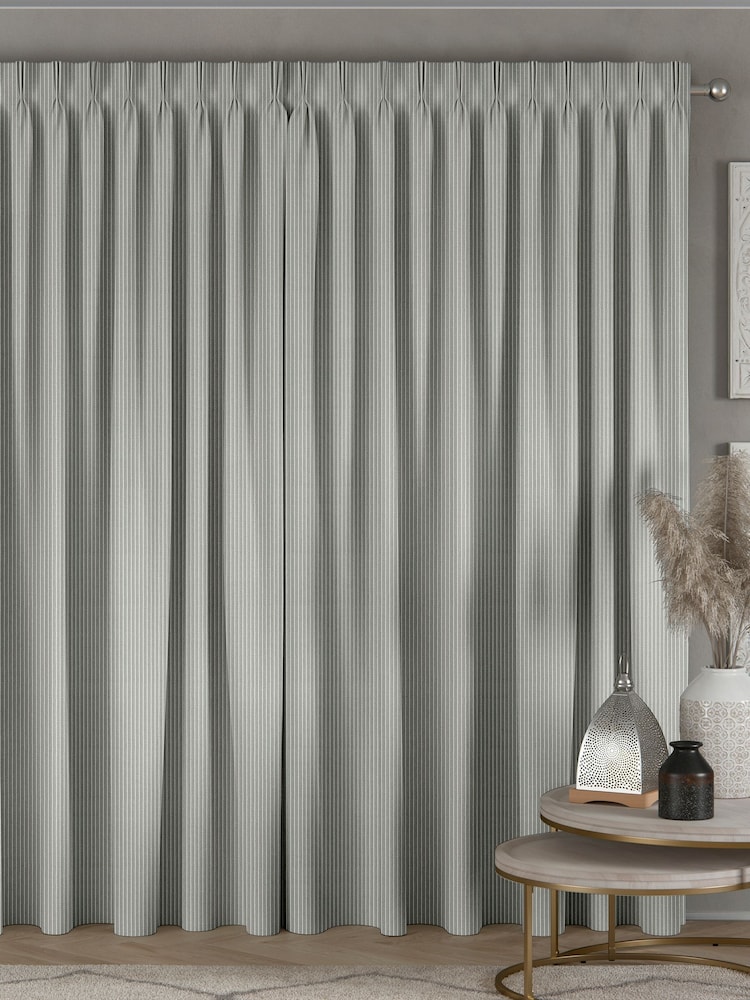 Seafoam Blue Coil Made to Measure Curtains - Image 2 of 10