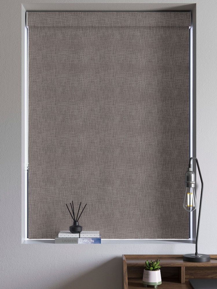 Fog Grey Viam Made to Measure Roman Blind - Image 2 of 6