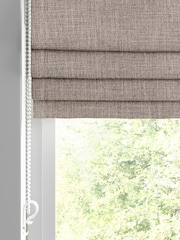 Hessian Natural Viam Made to Measure Roman Blinds - Image 5 of 6