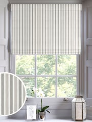 Pebble Grey Dendi Made to Measure Roman Blind - Image 1 of 6