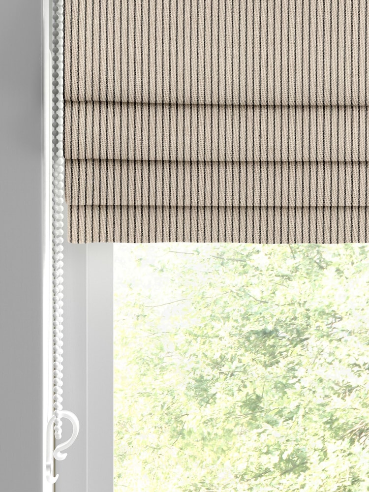Charcoal Grey Coil Made to Measure Roman Blind - Image 2 of 6