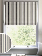 Denim Blue Dendi Made to Measure Roman Blind - Image 1 of 6