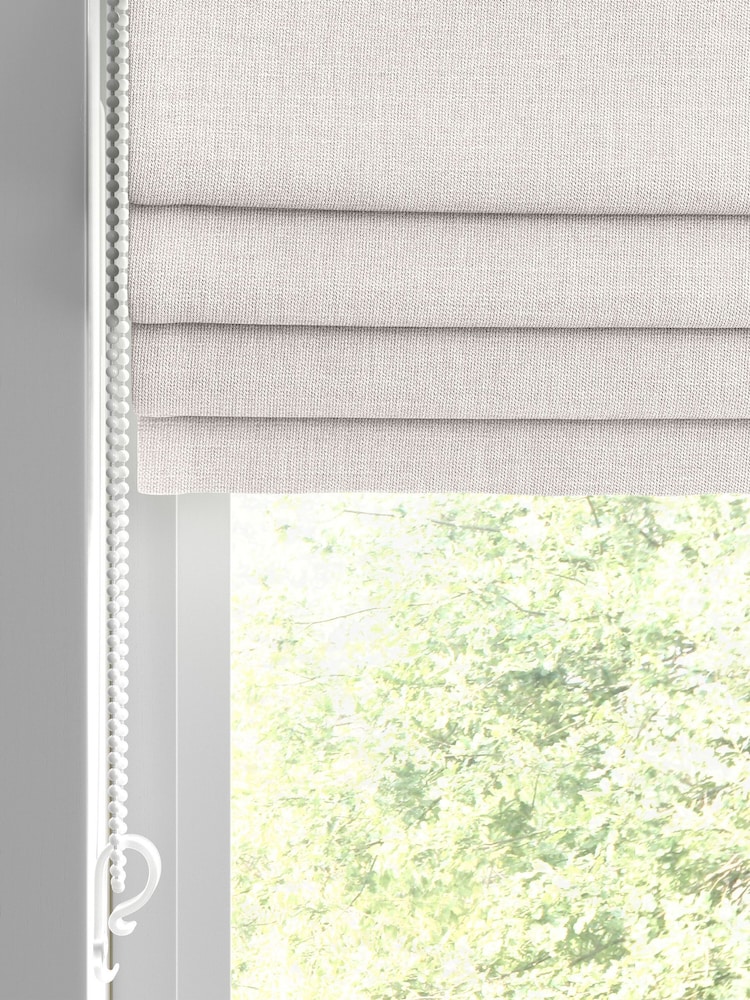 Pearl White Viam Made to Measure Roman Blind - Image 2 of 6